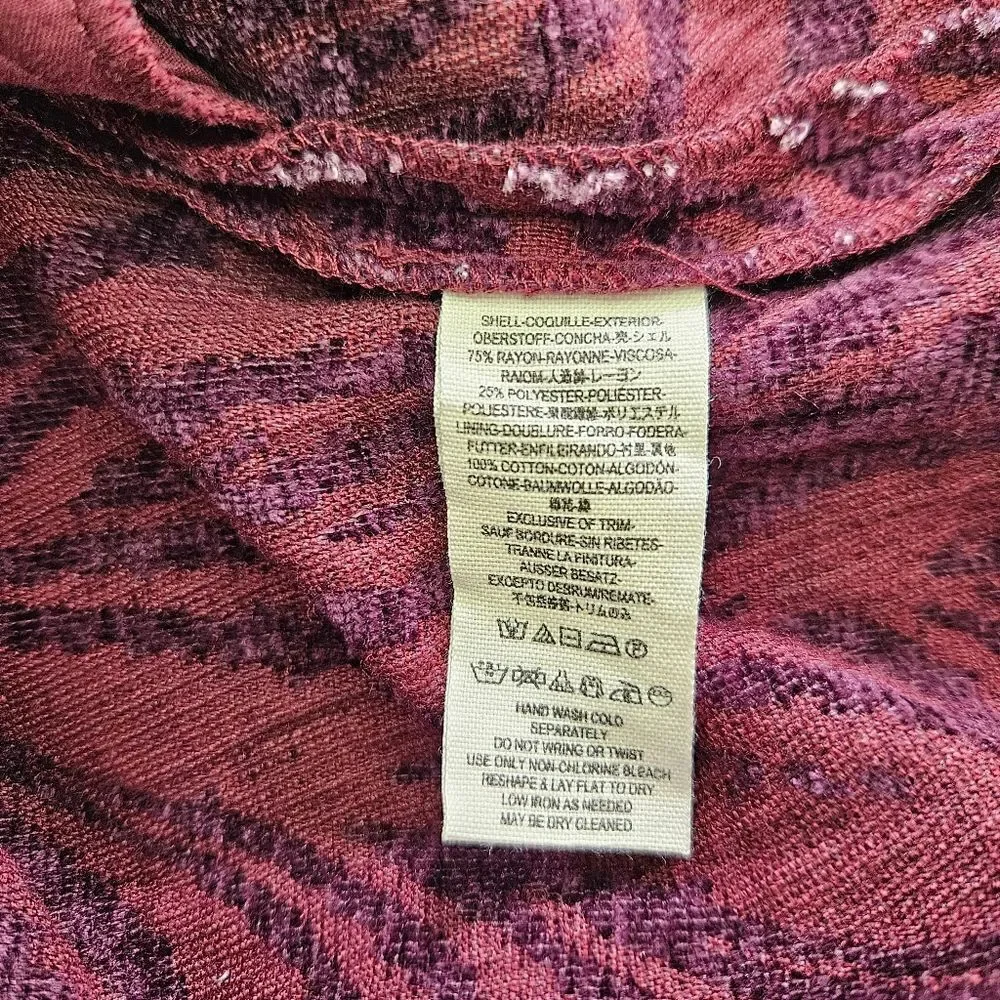 Free People Chenille Zebra Print Drop Waist Pleated Mini Dress in Mulberry 6